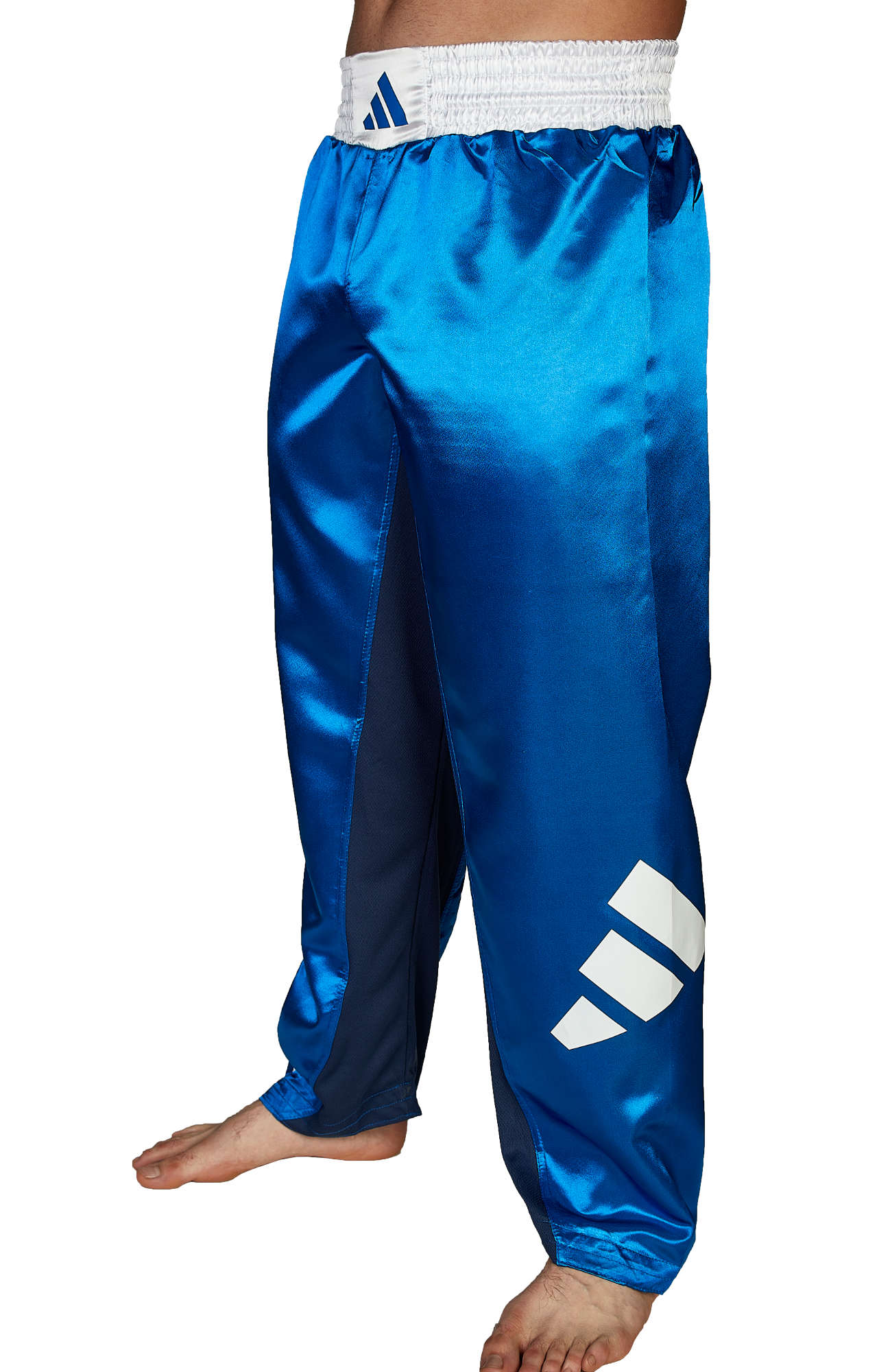 adidas Kickboxing pants blue/white, adiKBUN100T